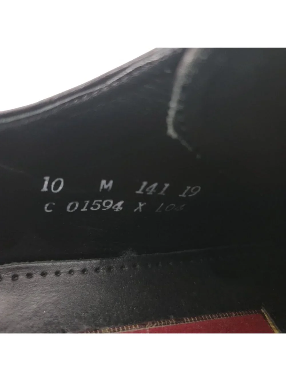 Cole Haan Mens Leather Oxfords Dress Shoes Black Size 10M Lace Up #C01594